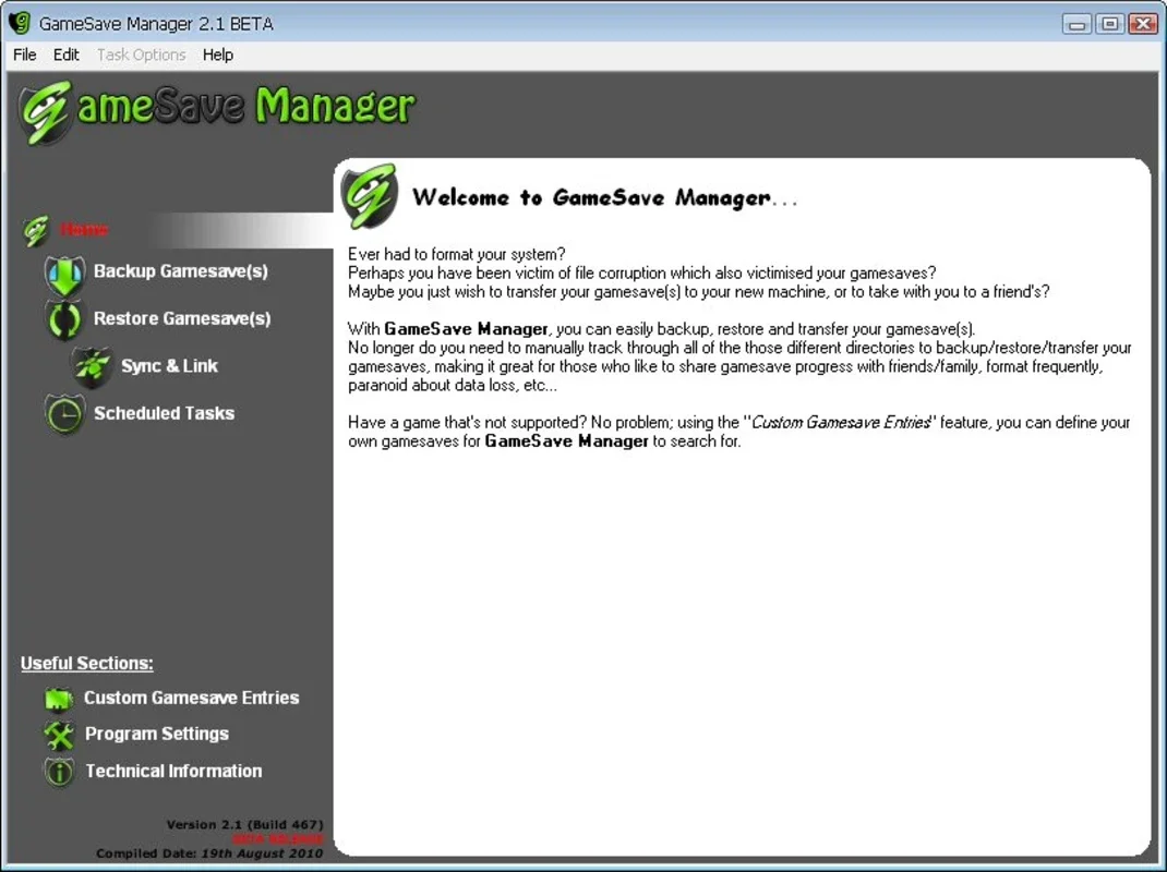 GameSave Manager for Windows - Keep Your Game Saves Safe