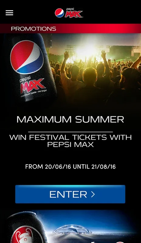 Pepsi Max for Android: Enjoy the Latest Promos