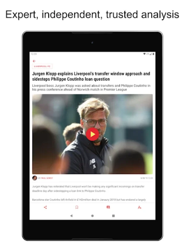 LFC Echo for Android - Unparalleled Liverpool FC Coverage