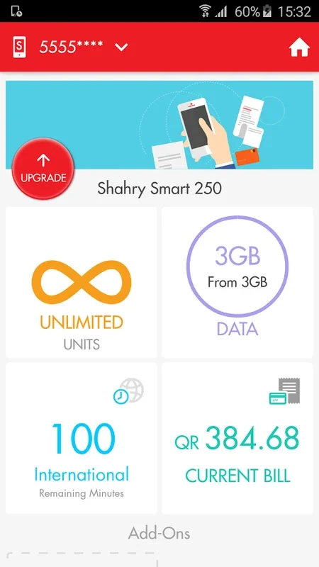 Ooredoo for Android: Seamless Account Management