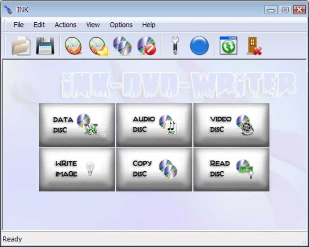 Ink DVD-writer: Efficient CD and DVD Burning for Windows