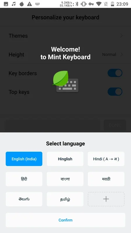 Mint Keyboard for Android - A Customizable Typing Tool