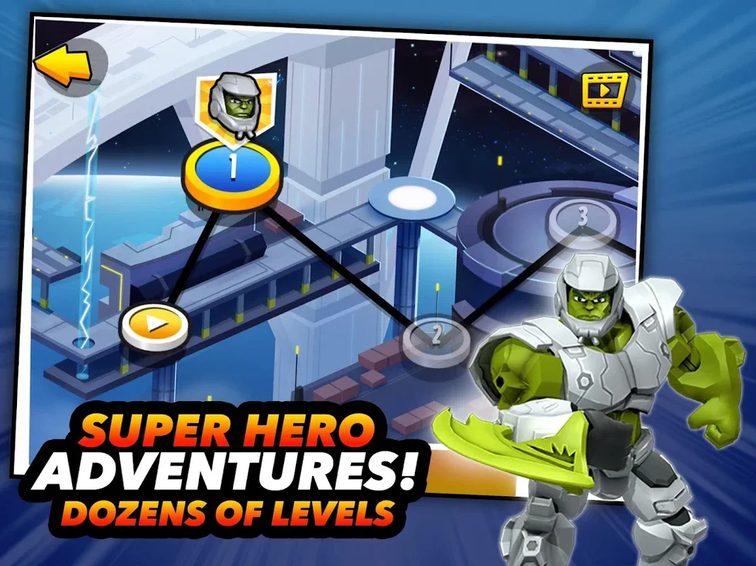 Mashers for Android - Unleash Marvel Superhero Battles