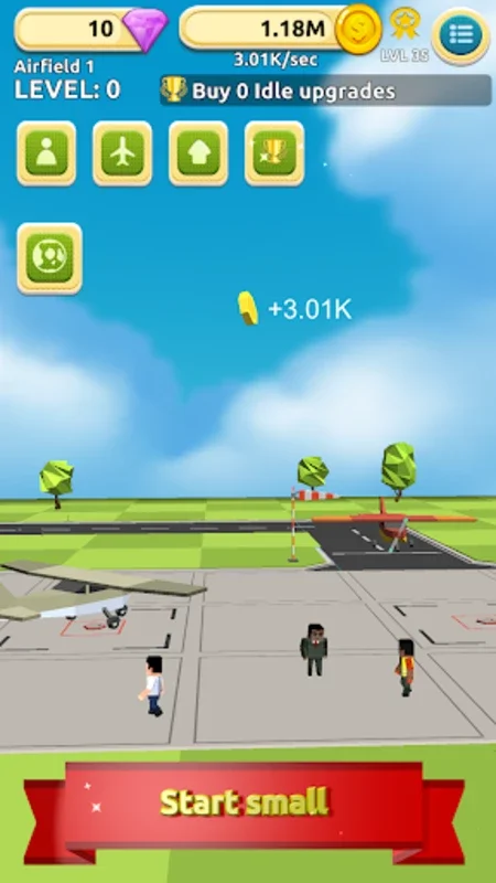 Airfield Tycoon Clicker Game for Android - Build Your Airport Empire