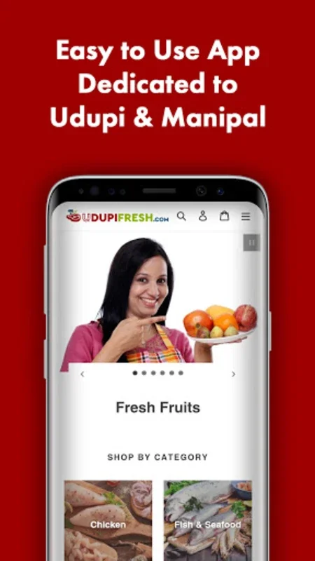 Udupi Fresh for Android: Fresh Groceries at Your Doorstep