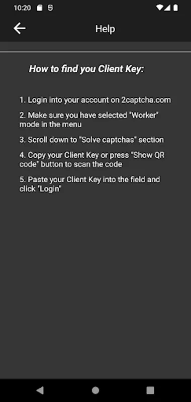 2Captcha Bot for Android - Solve Captchas on the Go