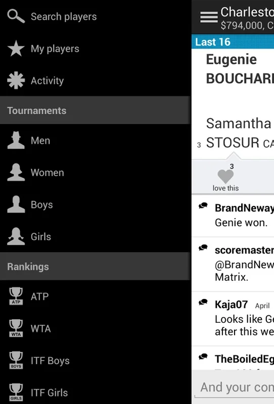 Resultina for Android - Stay Informed with ATP, WTA, ITF