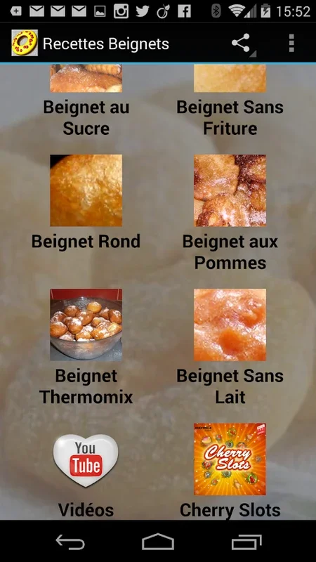 Recettes de Beignets for Android - French Donut Recipes App