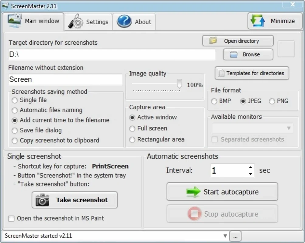 ScreenMaster: Powerful Screenshot Tool for Windows