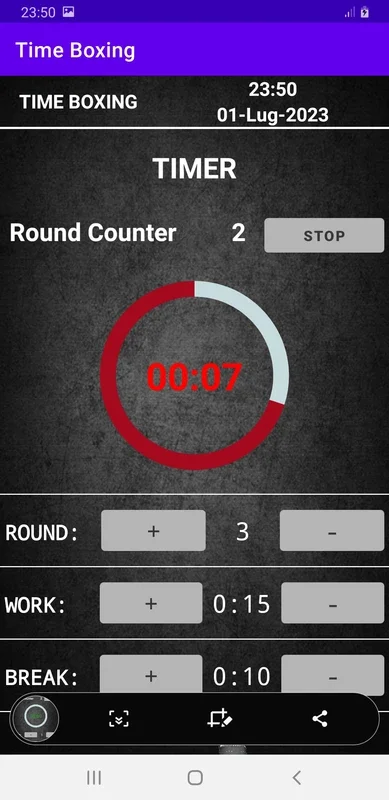 Time Boxing for Android: Manage Martial Arts Time