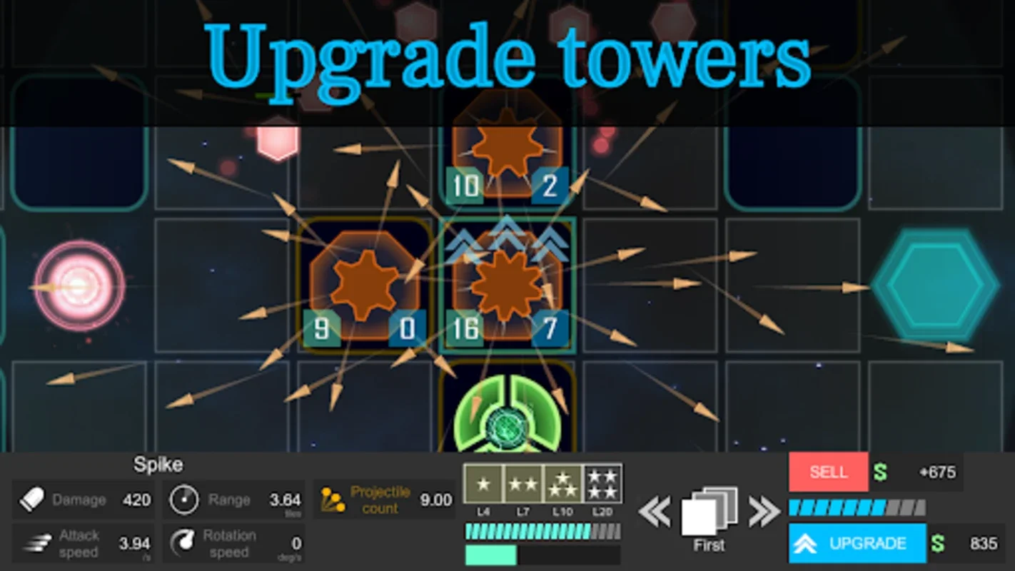 Retro TD for Android - Strategic Tower Defense