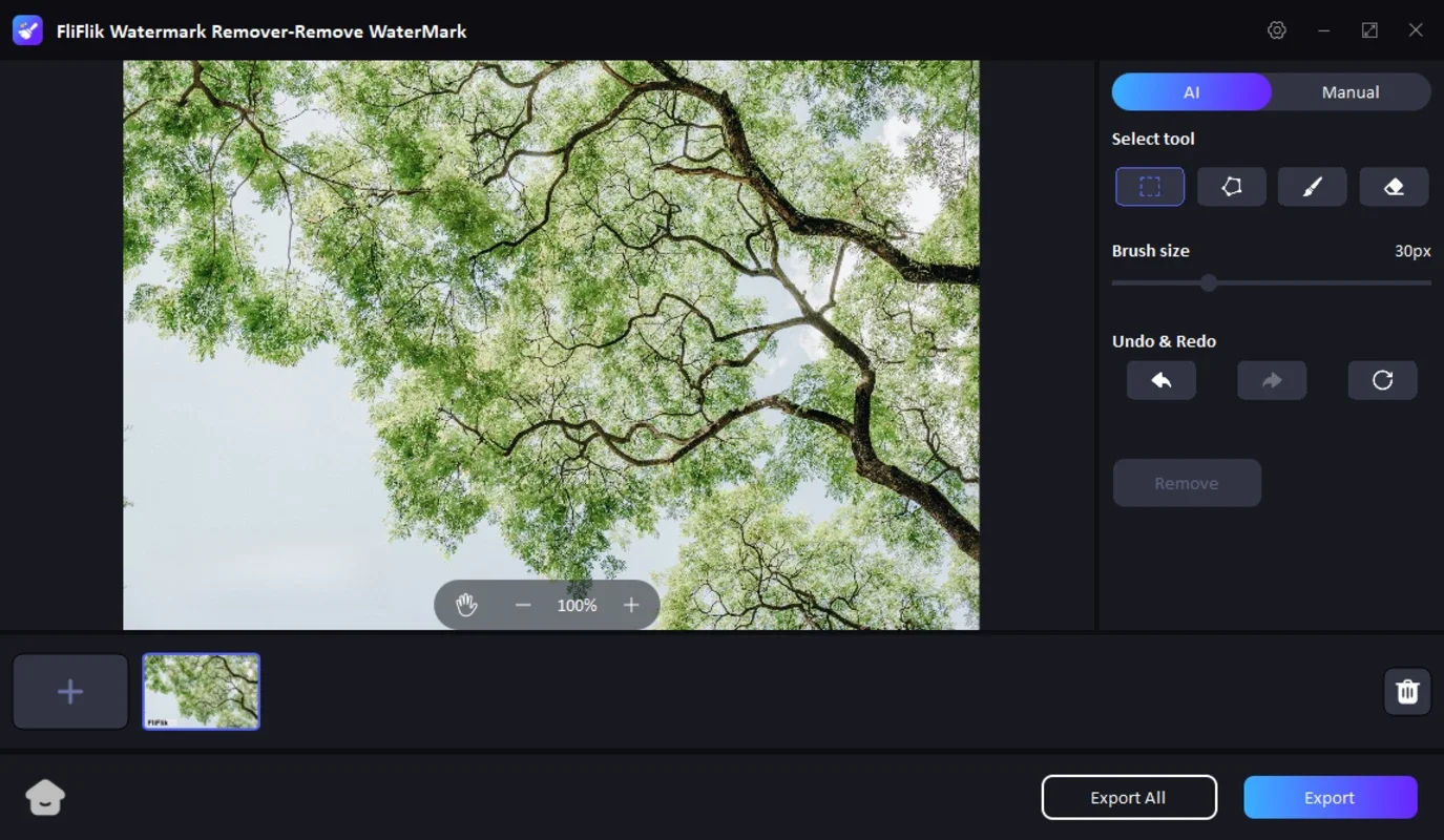 FliFlik Watermark Remover for Windows - Free Download on AppHuts