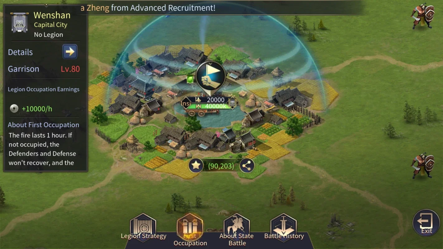 Lords and Tactics for Android - Strategic Warrior Deployment