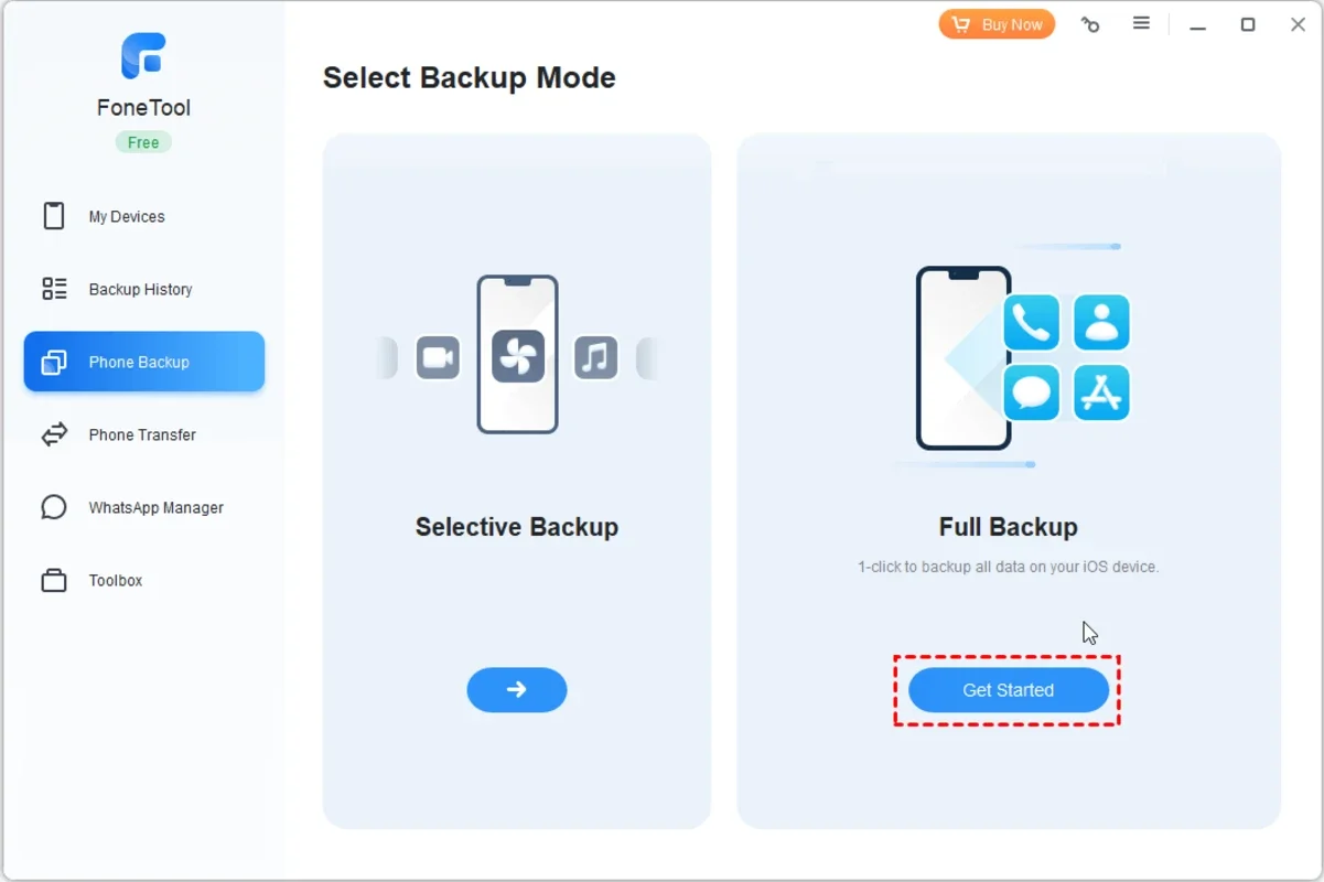 FoneTool for Windows - Efficient iPhone Management