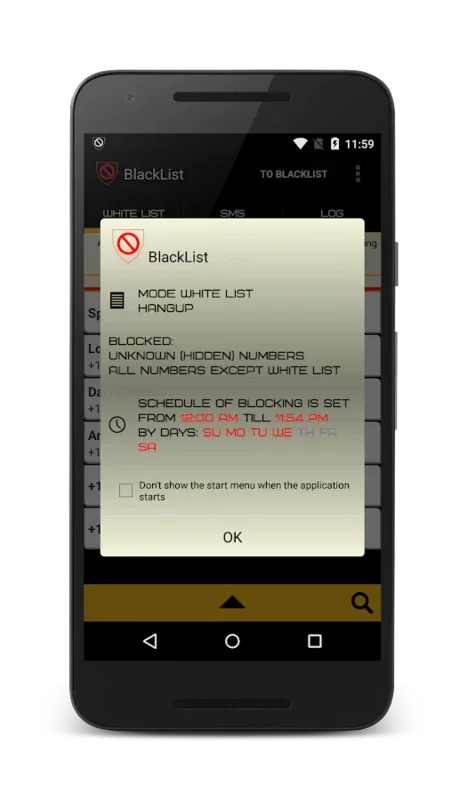 BlackList for Android - Block Calls and SMS