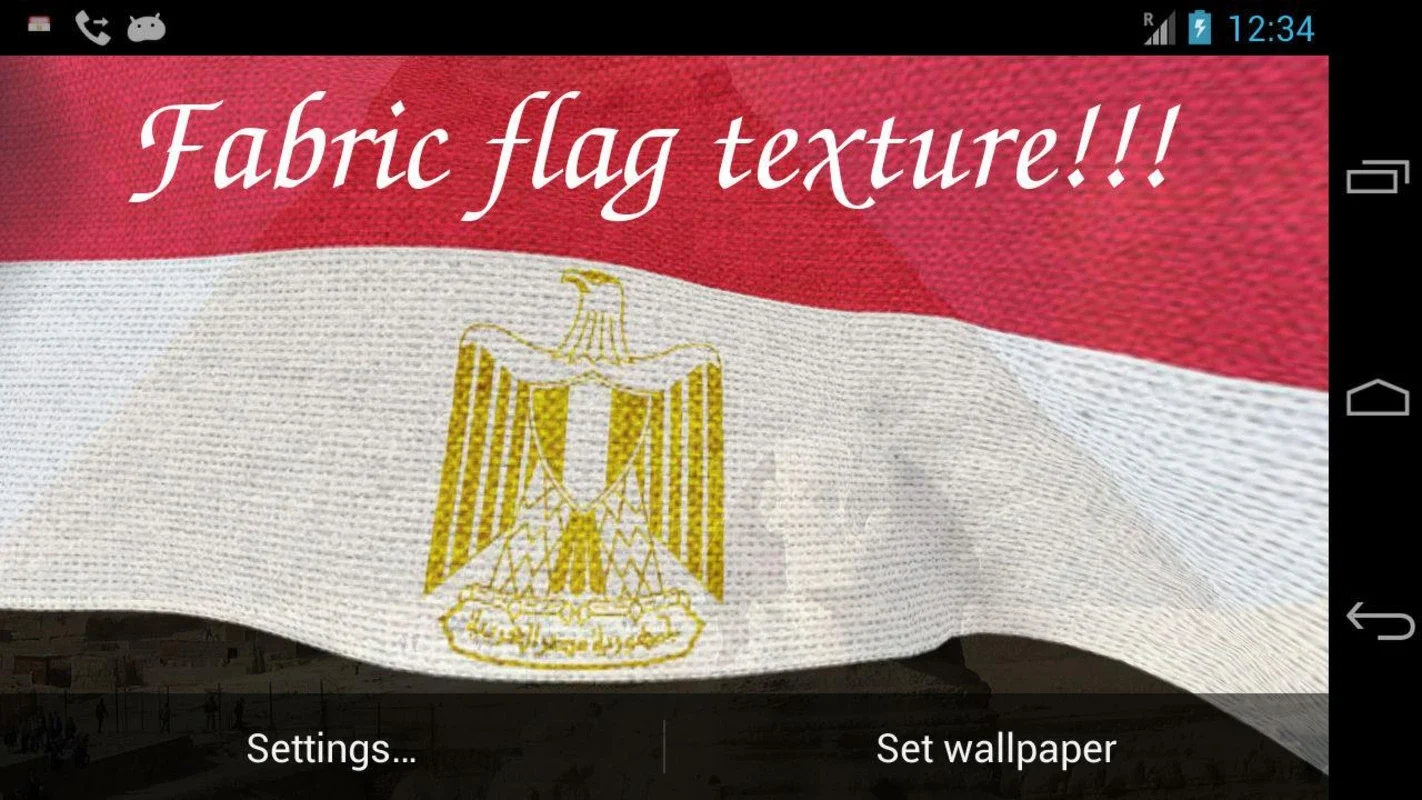 Egypt Flag for Android - Explore and Personalize