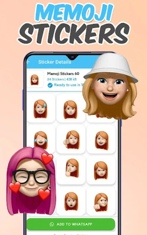 Memoji Stickers for WhatsApp on Android: Expressive Messaging