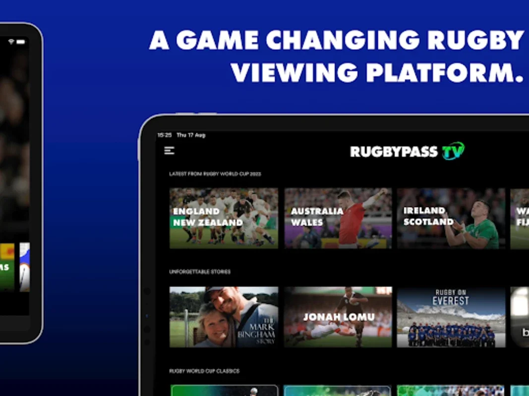 RugbyPass TV on Android: Unrivaled Rugby Content