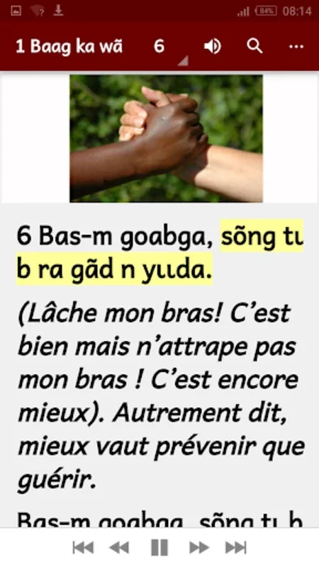 Proverbes en mooré vol. 1 for Android - Explore Mossi Wisdom