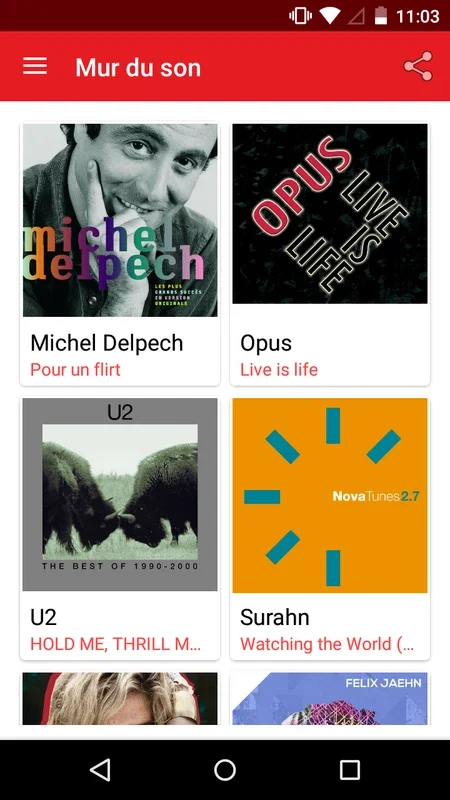 Rouge Music for Android - Enjoy Swiss Radio Stations