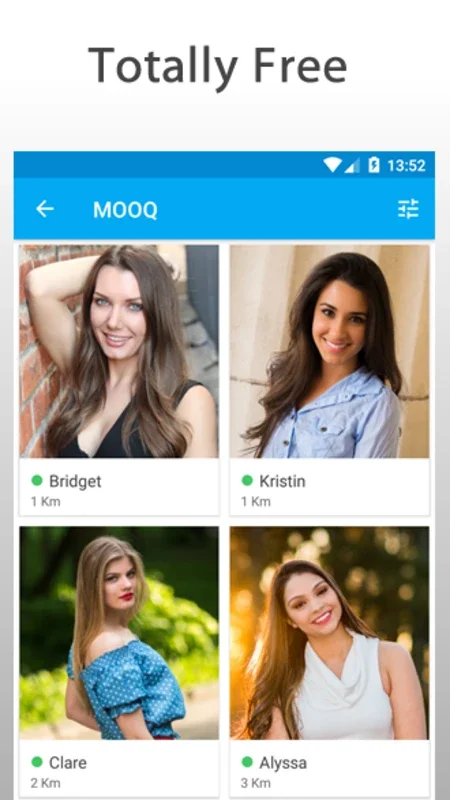 MOOQ for Android - Free Dating App with Local Profiles