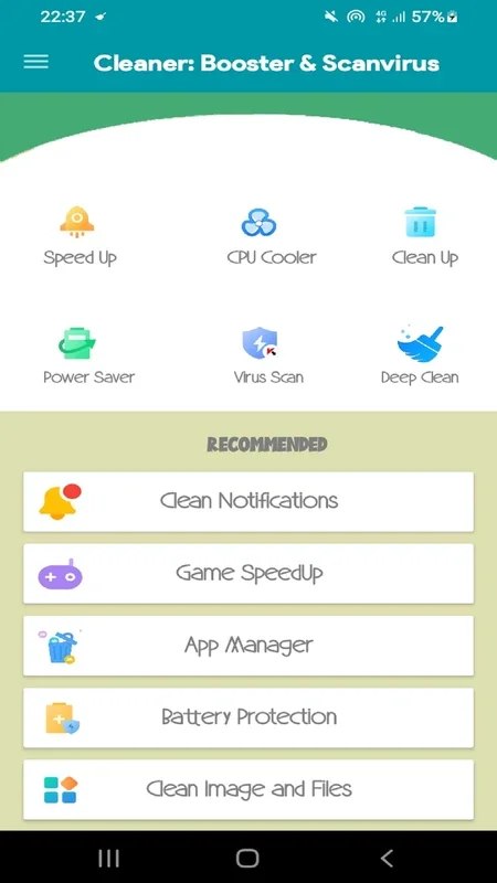 Cleaner: Booster & Scanvirus for Android - Optimize & Secure