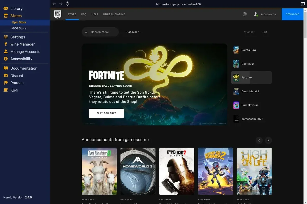 Heroic Games Launcher for Windows - Free and Secure