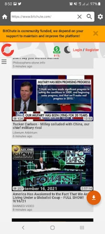 Bitchute Browser - All Video D for Android: Stream Diverse Videos