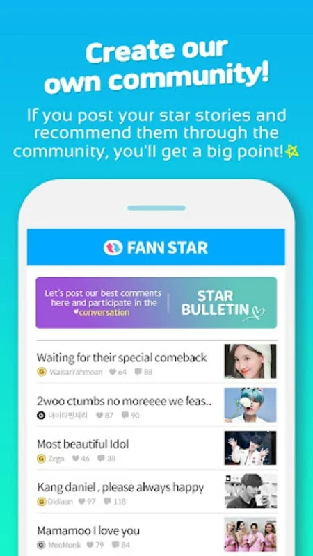 FAN N STAR for Android: Rank Your Favorite K-POP Idols