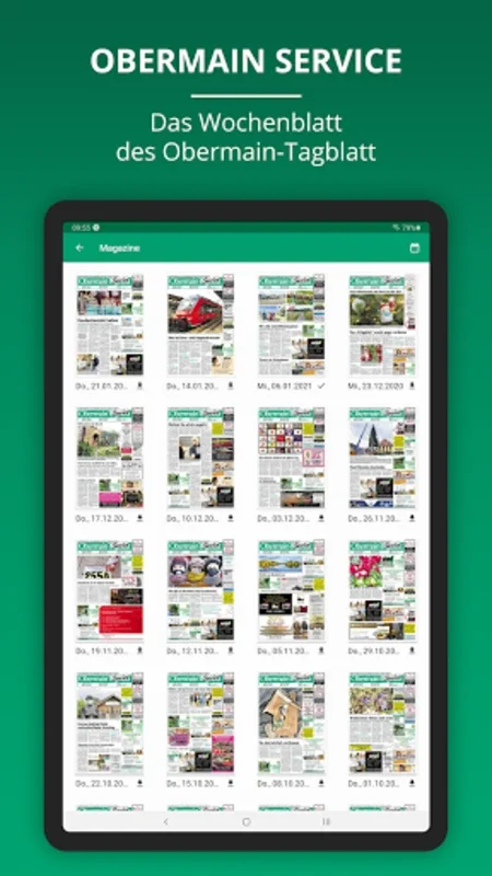 Obermain for Android: Enhanced Digital Newspaper Reading