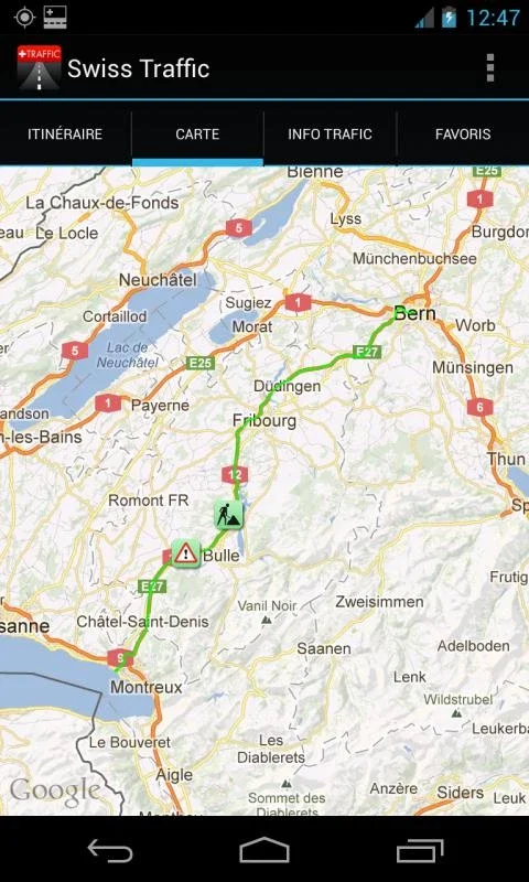 Swiss Traffic for Android - Real-Time Traffic Alerts