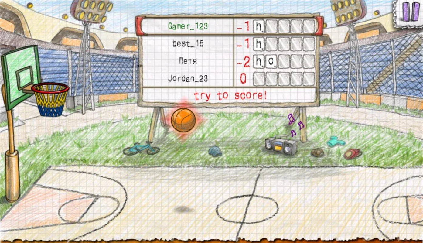 Doodle Basketball 2 for Android - Enjoy the Game Now