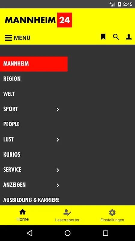 MANNHEIM24 for Android: Local News, Games & Citizen Journalism