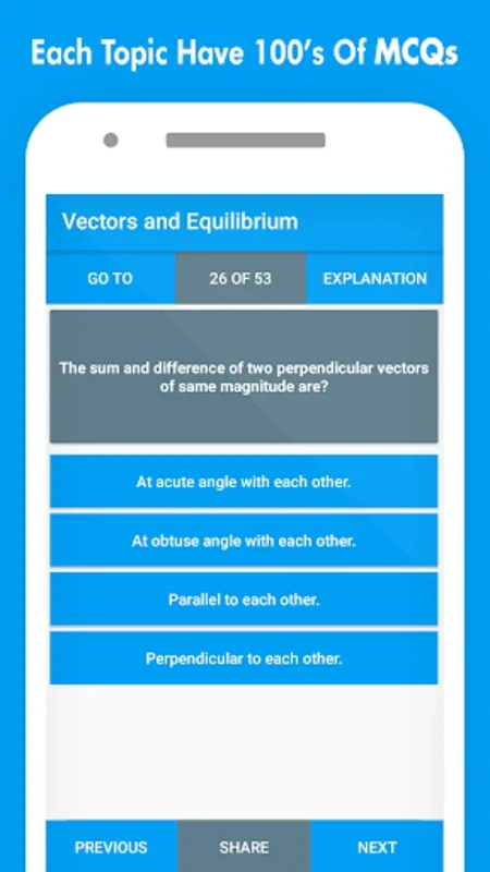 Physics MCQs with Answer and E for Android - Comprehensive Prep