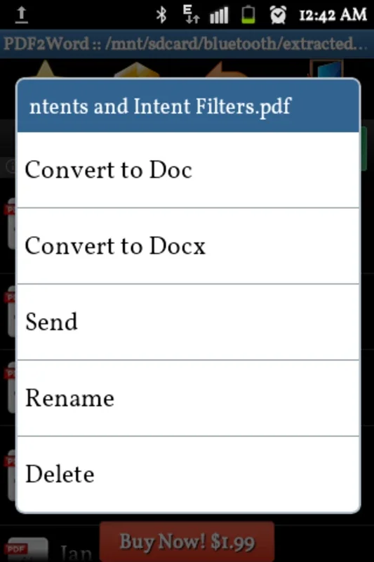 PDF to Word Converter for Android - Efficient Document Conversion