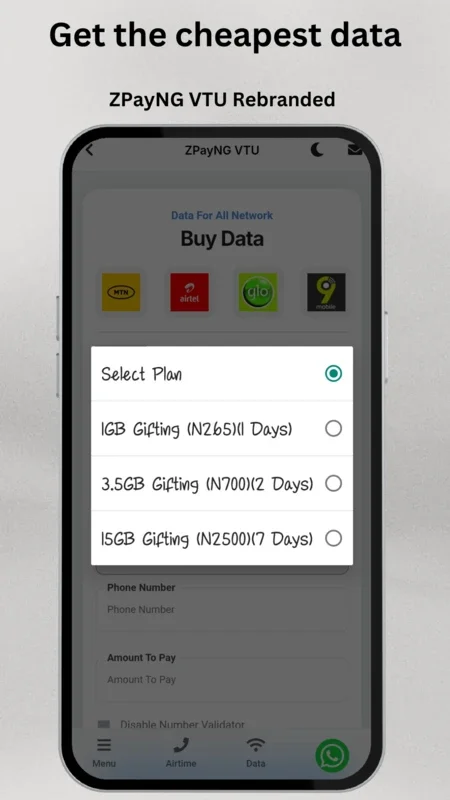 ZPayNG VTU for Android: Automated Services Galore