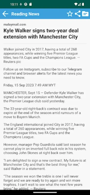 Manchester City Latest News for Android - Stay Informed