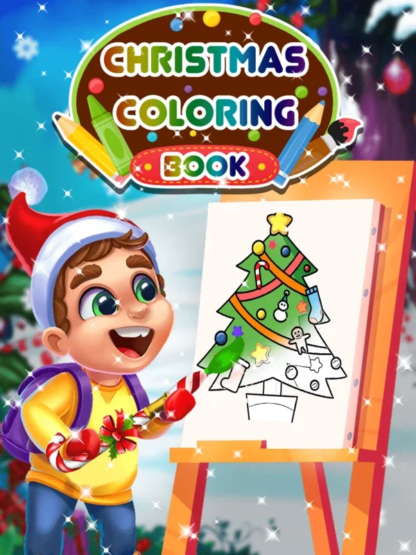 Christmas Coloring Pages for Android - Fun Holiday App