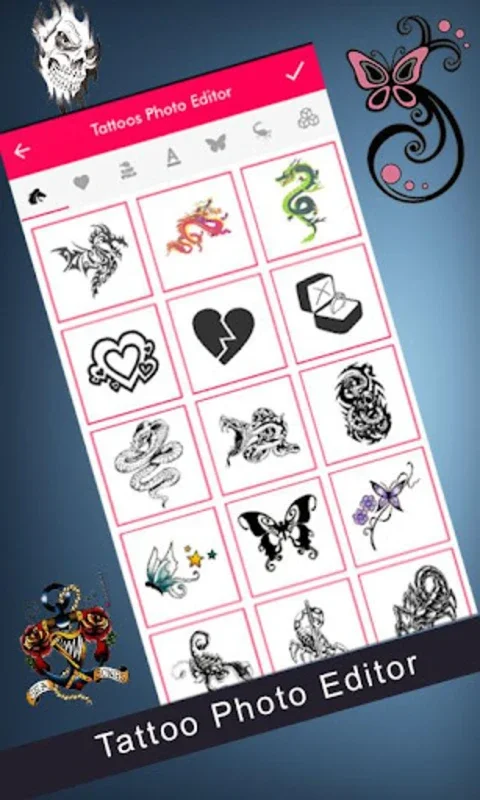 Tattoo My Photo Editor for Android - Realistic Designs & Customization