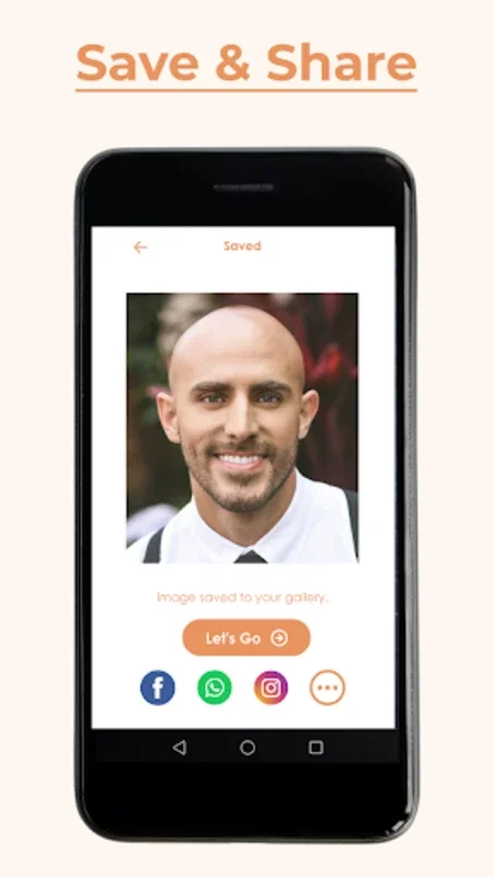 Make Me Bald filter photo Edit for Android: Virtual Bald Makeovers and Social Sharing