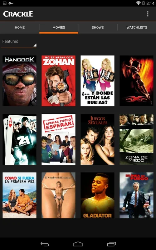 Crackle for Android: Free Movies and TV Shows on Demand