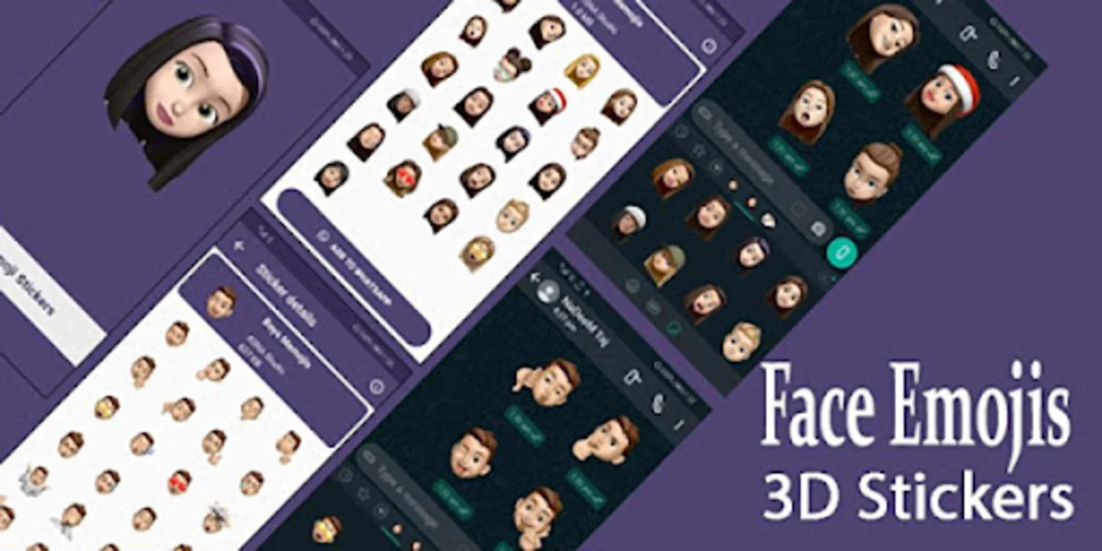 Face Emoji Stickers WaSticker for Android - Richer Messaging Experience