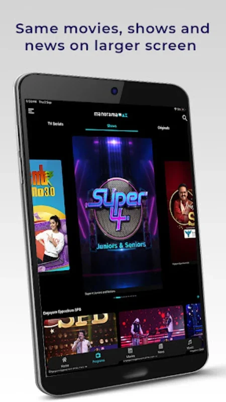 manoramaMAX for Android - On-Demand Malayalam Entertainment