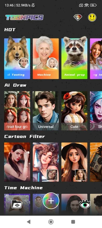 Toonpics - Cartoon Photo Edit for Android: AI - Powered Image Creation and Editing