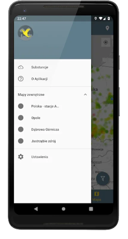 Kanarek - jakość powietrza for Android: Real-Time Air Quality Insights