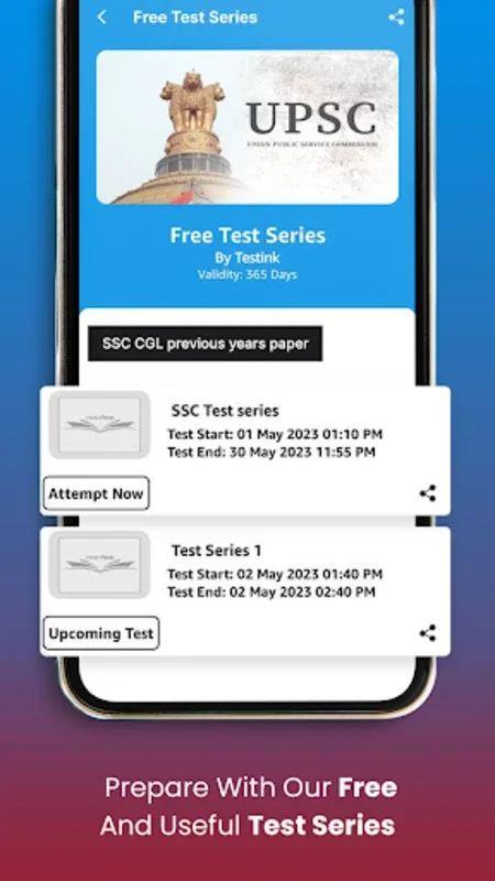 Testink for Android: Ace Competitive Exams