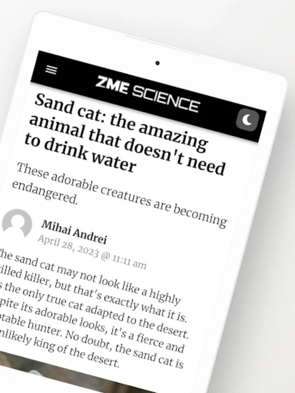 ZME Science News for Android - A Source of Captivating Science News