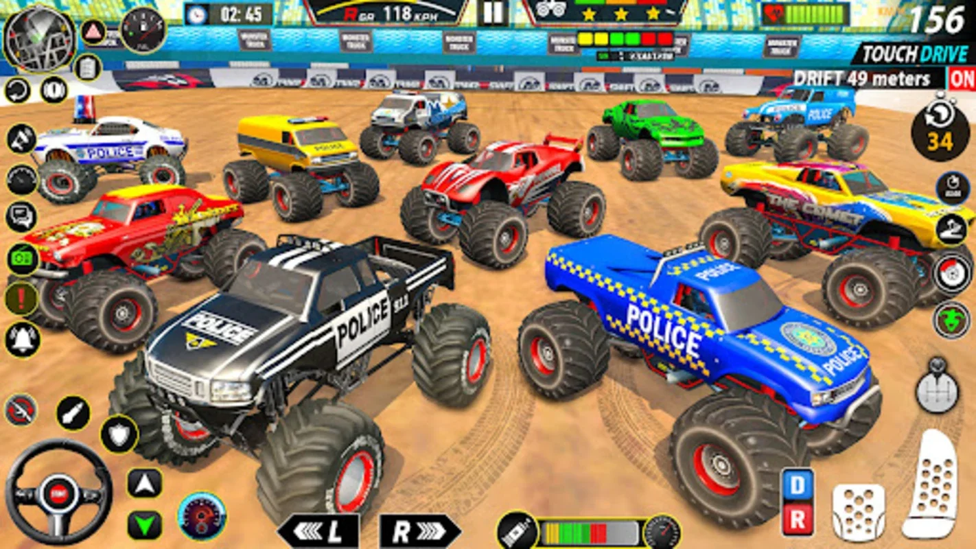 Police Monster Truck Car Games for Android: Thrilling Police Chases