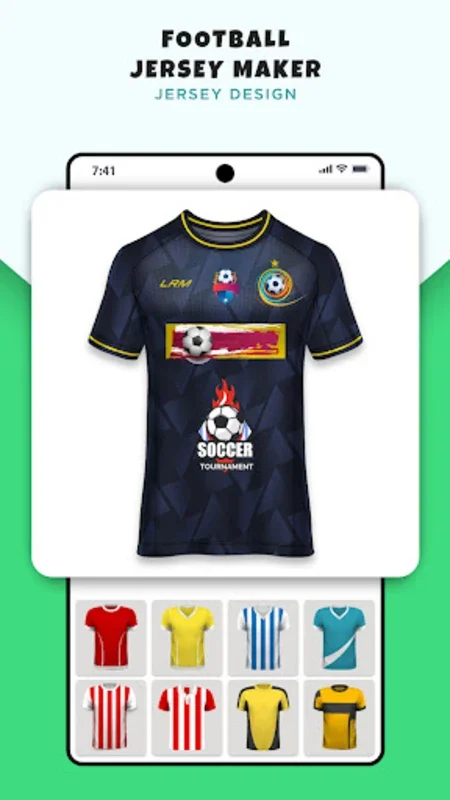 Football Jersey Maker for Android - Create Custom Jerseys Easily