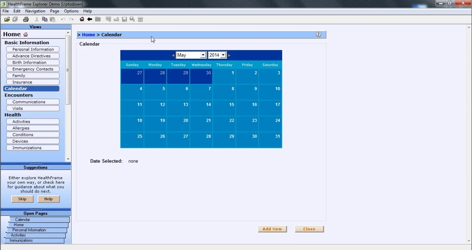 HealthFrame for Windows - Manage Your Medical History